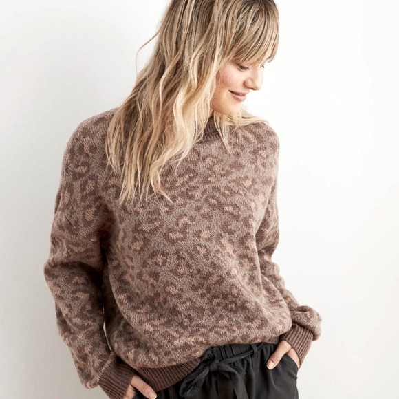 aerie Tops - SANDBOX LS TOPS Taupe SandyLeopard RawSienna